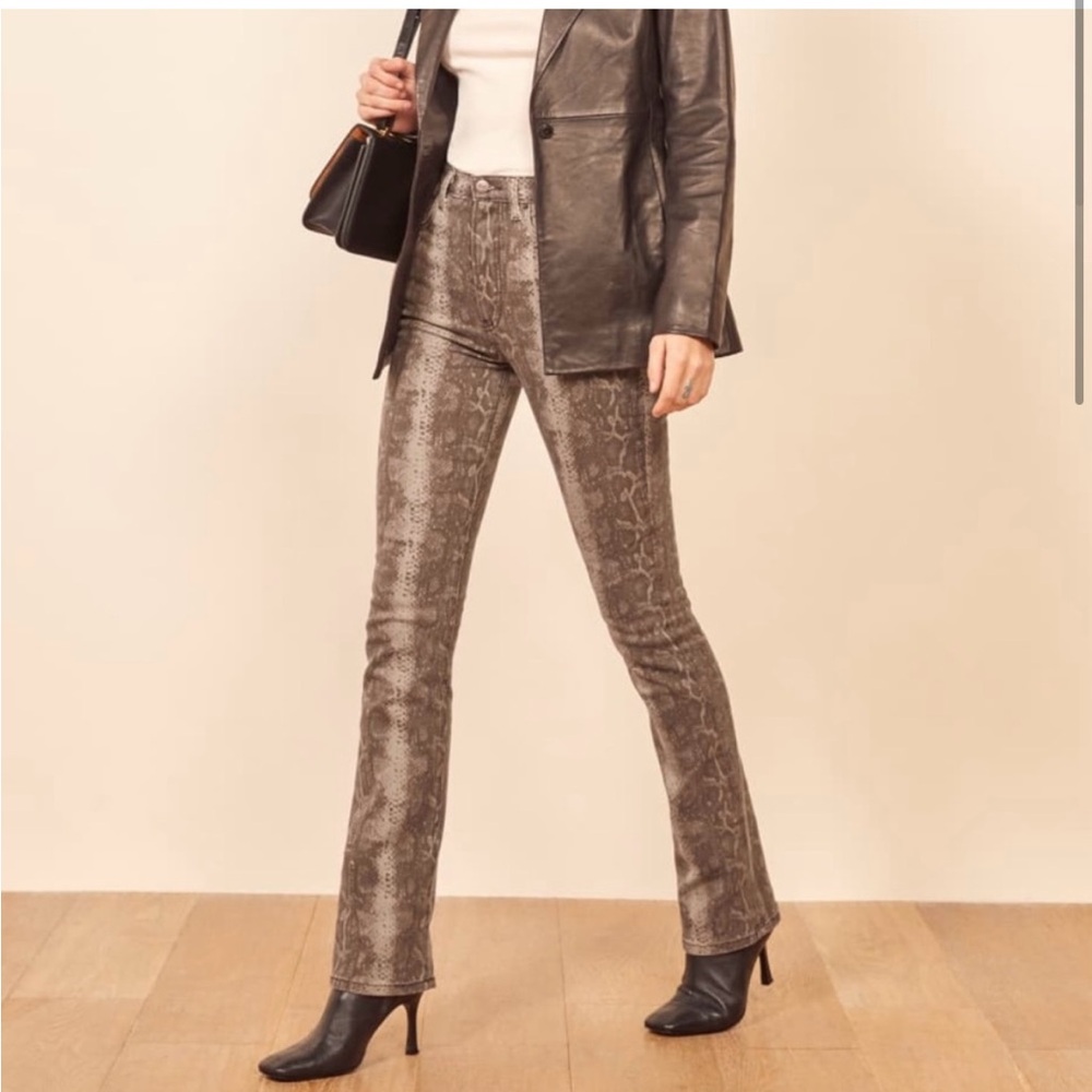 Reformation Python Straight Leg Jeans. - image 1